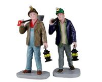 Miners Set Of 2 Kerst LEMAX - Lemax - thumbnail