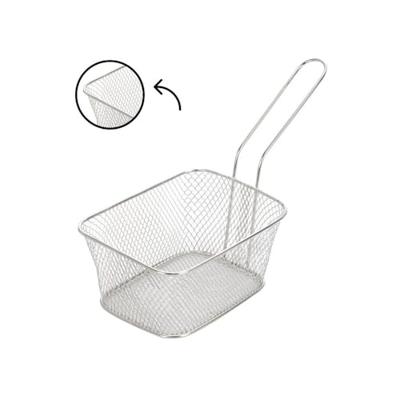 Excellent Houseware Frietmand 14x11x7 cm RVS