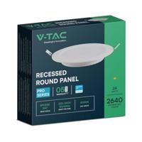 V-TAC VT-61024 78681 LED-inbouwpaneel Energielabel: E (A - G) 24 W Neutraalwit Wit - thumbnail
