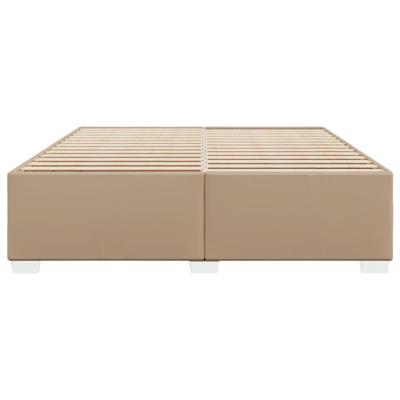 Bedframe kunstleer cappuccinokleurig 180x200 cm