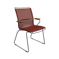 Houe Click Dining Tall tuinstoel Paprika - thumbnail