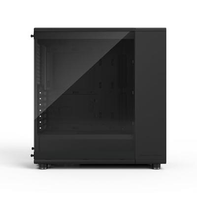 Fractal Design north momentum edition midi tower behuizing (zwart/eiken | 2x usb-a | 1x usb-c | tempered glass)