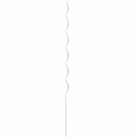 Spiraalvormige plantensteunen 50 pcs Zilver 150 cm - thumbnail