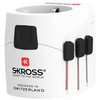 SKROSS | 1.302460 | PRO LightUSB | Universele Reisadapter 2 en 3 Polig en met 2 USB Stopcontacten | Spanning en vermogen: 100V – 630W / 250V – 1575W - Bescherming tegen elektrische schokken - thumbnail