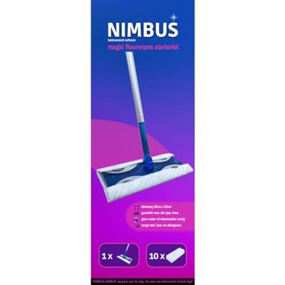 Nimbus Magic Vloerwisser Starterkit Met 10 Doekjes 28X22 Cm