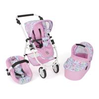 Combi-poppenwagen Emotion All in 1 - Flowers - thumbnail