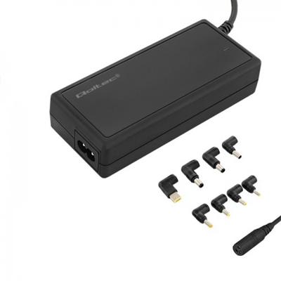 Qoltec 50012 Automatische universele voedingsadapter 90W | 9 plug-ins | +stroomkabel