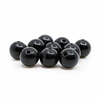 Edelsteen Losse Kralen Zwarte Onyx - 10 stuks (8 mm) - thumbnail