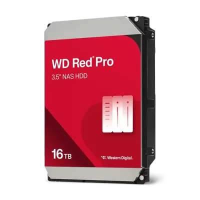 Western Digital WD Red™ Pro 16 TB Harde schijf (3.5 inch) SATA 6 Gb/s WD161KFGX Bulk Western Digital WD Red™ Pro 16 TB Harde schijf (3.5 inch) SATA 6 Gb/s WD161KFGX Bulk