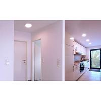 Deko Light 565083 LED Panel 8 LED-inbouwlamp Energielabel: G (A - G) LED vast ingebouwd 7 W Parelgrijs (RAL 9022) - thumbnail