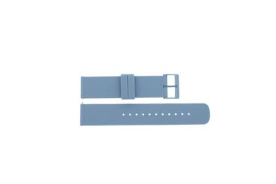 Horlogeband Skagen SKW6509 / SKW1119 Silicoon Blauw 20mm