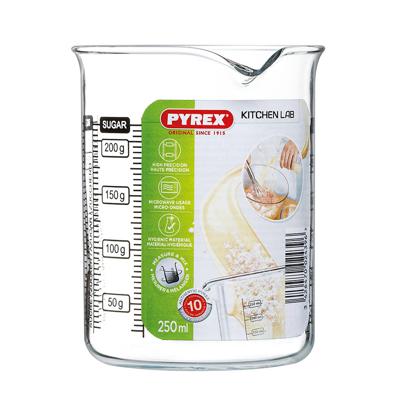 Pyrex maatbeker 250ml glas