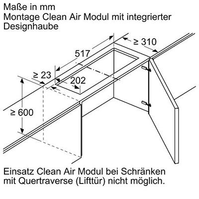 Bosch DWZ1IT1D1 Afzuigkap accessoire - thumbnail