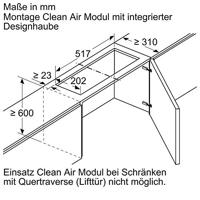 Bosch DWZ1IT1D1 regenereerbaar recirculatieset vlakschermkappen - thumbnail