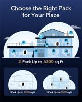 CUDY AX3000 2,5G Wi-Fi 6 Mesh System Wi-Fi 6, 2,5 g WAN, Backhaul Ethernet, ideaal voor 1Gig+ internet, Wireguard, OpenVPN, Zerotier, CloudFlare, DDNS, 2023 goedkeuring M3000 3-pack - thumbnail