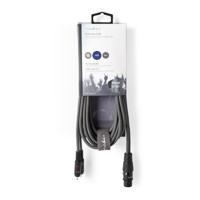 Nedis COTH15220GY30 Xlr-audiokabel Xlr 3-pins Female - 2x Rca Male 3,0 M Grijs - thumbnail