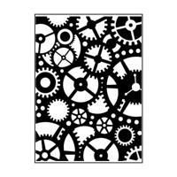 Vaessen Creative • embossing folder tandwielen - thumbnail