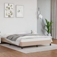 Bedframe kunstleer cappuccinokleurig 140x190 cm - thumbnail