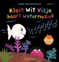 Klein wit visje hoort watermuziek - thumbnail