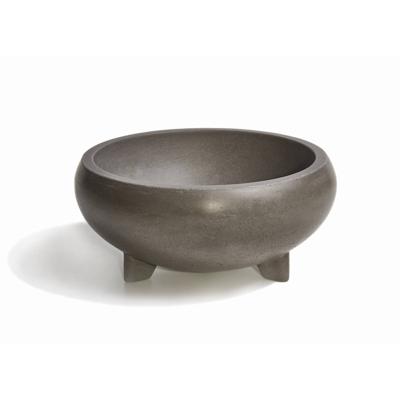 Opzet Wastafel Urbi et Orbi Bulbo Beton 40x18 cm Donker Grijs