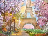 Ravensburger Legpuzzel verliefd in parijs, 1500st. - thumbnail