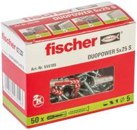 Fischer duopower 5x25 s 50 st - 555105 - thumbnail