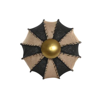 Muurlamp Home ESPRIT Tweekleurig 25 W Natuurlijk Koloniaal 230 V 50 x 50 x 25 cm