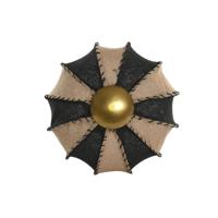 Muurlamp Home ESPRIT Tweekleurig 25 W Natuurlijk Koloniaal 230 V 50 x 50 x 25 cm - thumbnail