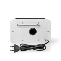 Nedis FM-Radio | Tafelmodel | FMvoeding | Analoog | 15 W | Wit / Zilver | 1 stuks - RDFM5110WT RDFM5110WT - thumbnail