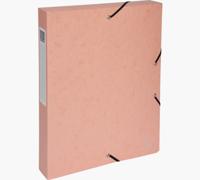 Exacompta Aquarel elastobox uit glanskarton, ft A4+, rug van 4 cm, met 3 kleppen, geassorteerde kleuren - thumbnail