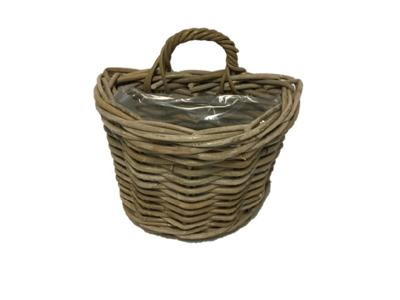 Plantenmand Wandhanger Antiek Grijs 20cm