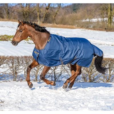 Bucas Irish Turnout deken 300 donkerblauw maat:155 / 6'7
