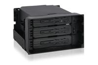 Icy Dock MB830SP-B behuizing voor opslagstations HDD-behuizing Zwart 3.5 - thumbnail