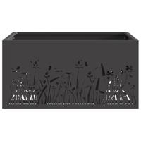 Vuurkorf Zwart 60 x 60 x 30 cm Koudgewalst staal - thumbnail