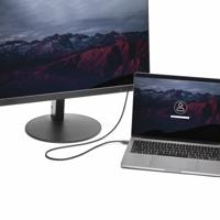 StarTech.com 1,8 m USB-C naar DisplayPort 1.2 kabel 4K 60Hz - USB-C naar DP adapterkabel/videoadapter - HBR2 - USB-C DP Alt Mode DP Monitor videokabel - Thunderbolt 3 compatibel - zwart (CDP2DPMM6B) - thumbnail