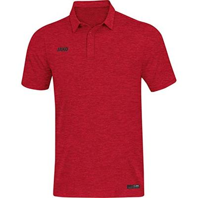 JAKO 6329 Polo Premium Basics - Rood Gemeleerd - L