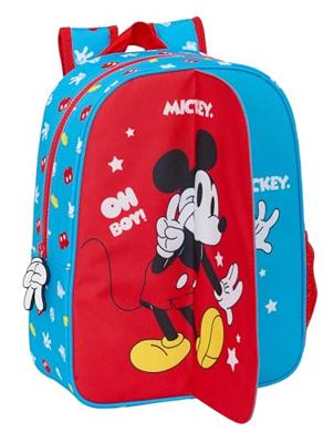 Schoolrugzak Mickey Mouse Clubhouse Fantastic Blauw Rood 26 x 34 x 11 cm