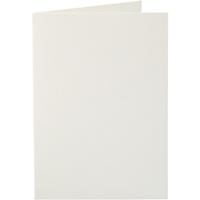 Creativ Company Kaarten, afmeting kaart 10,5x15 cm, 220 gr, off-white, 10 stuk/ 1 doos - thumbnail