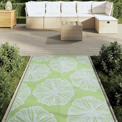 VidaXL Buitenkleed arakil 120x180 cm pp groen