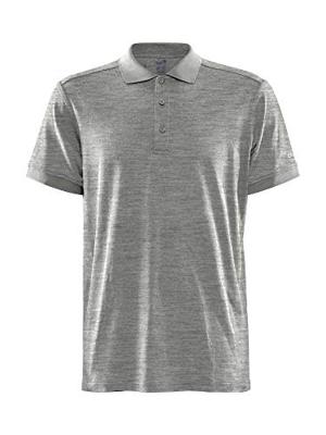 Craft 1910745 Core Blend Polo Shirt Men - Grey Melange - 3XL Craft 1910745 Core Blend Polo Shirt Men - Grey Melange - 3XL