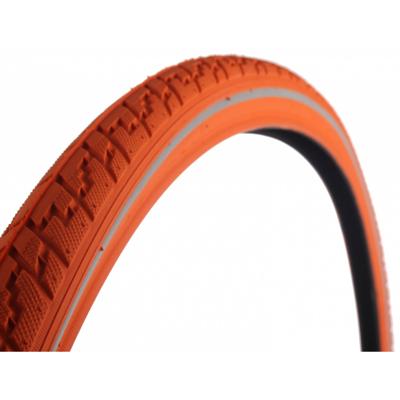 DUTCH PERFECT Buitenband 28 x 1.40" / 40-622mm anti-lek - orange met reflectie DUTCH PERFECT Buitenband 28 x 1.40" / 40-622mm anti-lek - orange met reflectie