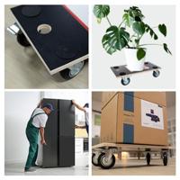 Velleman QT111 QT111 Transportroller Laadvermogen (max.): 400 kg 575 mm x 300 mm Aantal rollers 4 - thumbnail