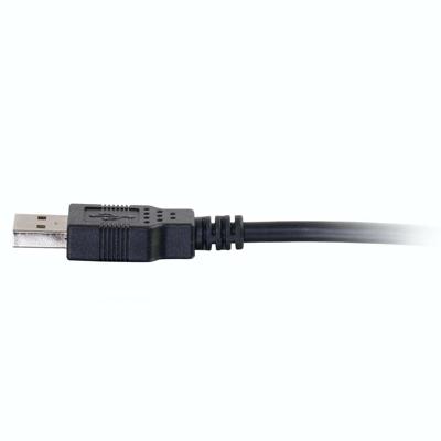 C2G /Kabels to Go 28106 2m USB-kabel - USB 2.0 A mannelijk naar een mannelijk zwart (6.0 ft)