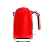Retro waterkoker - LIVOO - DOD180R - 2200 W - 1,7 L - 360° draaibare voet - Rood - thumbnail