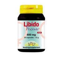 NHP Libido vrouw 600mg puur 20 Vegetarische capsules - thumbnail