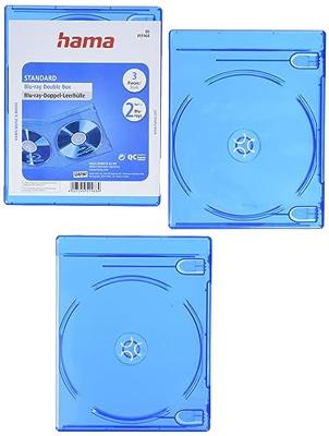 Hama 00051468 Blu-ray hoes 2 CDs/DVDs/Blu-rays Blauw Polypropyleen 3 stuk(s) Hama 00051468 Blu-ray hoes 2 CDs/DVDs/Blu-rays Blauw Polypropyleen 3 stuk(s)
