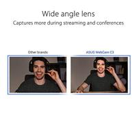 ASUS WCAM C3 webcam USB 2.0 Zwart - thumbnail