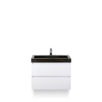 Maxx XL Badmeubelset 80 cm - Wit Hoogglans - Wastafel Lucca 1 kraangat - thumbnail