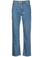 A.P.C. frayed straight-leg jeans - Blue - thumbnail