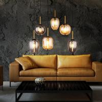 Globo 6-lichts hanglampBlacky zwart - 15345-6A - thumbnail